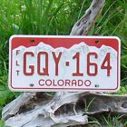 Véritable Plaque D'Immatriculation du Colorado (GQY164) License plate USA