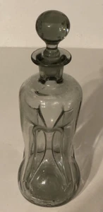 HOLMEGAARD  PINCHED Glass Decanter Smoked Glass DENMARK - Picture 1 of 11