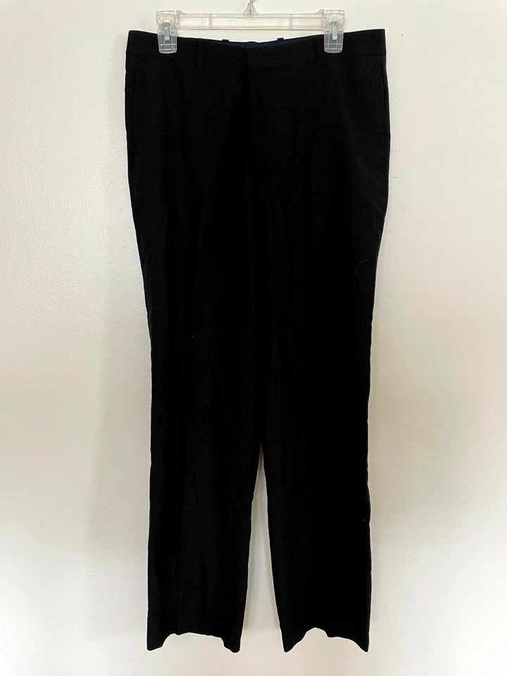 International Concepts Women’s Black Solid Suit Pants Size 32x32  - Image 1 of 3