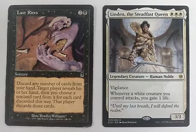 Magic the Gathering deckmaster lot of 2 cards. - Image 1 of 2