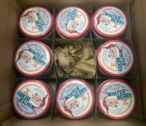8 Candle New Santa's Naturals Winter Berry Candle burns Christmas Candle 14 hrs - Picture 1 of 5