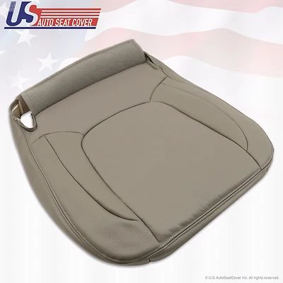 Fits Dodge 2004 2005 Ram 2500 Laramie Passenger Bottom Leather Seat Cover Taupe - Image 1 of 4