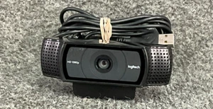 Logitech Video Streaming Webcam Computer/Desktop HD 1080p Recording - Black - Afbeelding 1 van 12