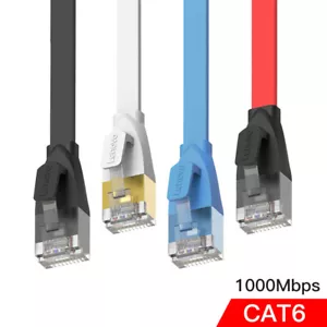 Lenovo Flat CAT 6 RJ45 Gigabit Ethernet Lan Netzwerk Patchkabel Leitung Großhandel - Bild 1 von 9