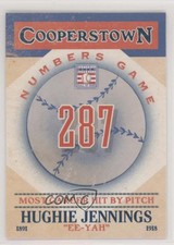 2013 Panini Cooperstown Collection Numbers Game Hughie Jennings Hugh #11 HOF
