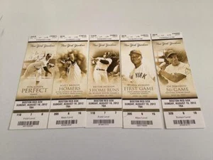 YANKEES 2012 TICKET STUB 8/19/12 VS RED SOX~PICK A COVER - Picture 1 of 5