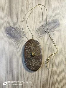 Anhänger Holz, Holzschmuck, Unikat, ausgefallener Schmuck, Schmuck aus Holz - Bild 1 von 1