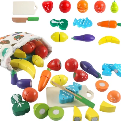 Frutta Da Tagliare Giocattolo,Bambini Cucina Giocattolo Educativo Gioco Ruolo,Cu - Immagine 1 di 4
