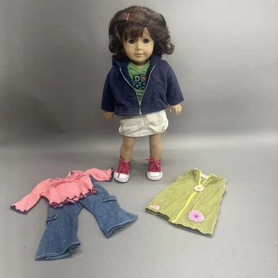 Pleasant Company American Girl Doll Lindsey Bergman With 3 Outfits - Image 1 of 4