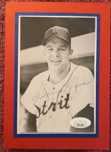 Harvey Kuenn (d.88) Autographed Postcard JSA Authenticated CB71490 Detroit Tiger - Picture 1 of 2