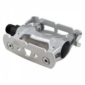ORIGIN8 Pro Track Light 9/16" Silver Bicycle Pedals - Picture 1 of 1