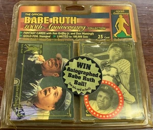 1995 BABE RUTH 100th Anniversary Collection 25 Card Set Sealed Griffey - Picture 1 of 2