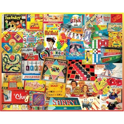 Rompecabezas White Mountain Los Juegos Que Jugamos - Rompecabezas 1000 Piezas Foto 1 de 4