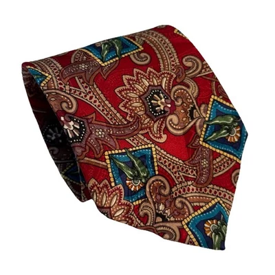 Corbata de seda para hombre marca Tabasco Hot Sauce de colección hecha en EE. UU. novedad Lousiana usada en excelente estado Foto 1 de 4