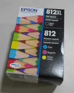 Epson Guiene 4-Pack 812XL czarny i 812 kolorowy atrament 03/2028 duża pojemność C13T05E923 - Zdjęcie 1 z 1