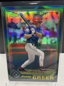 Retrofractor cromado Topps Rusty Greer #164 2001 - Imagen 1 de 2