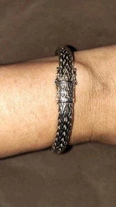 John Hardy Sterling Silver Wheat Chain Classic Bracelet 8” .925 - Picture 1 of 9