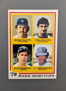 1978 TOPPS PAUL MOLITOR RC #707 NMT-MINT - Picture 1 of 2