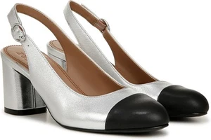 Naturalizer Womens Sophie Cap Toe Slingback Pump - Picture 1 of 15