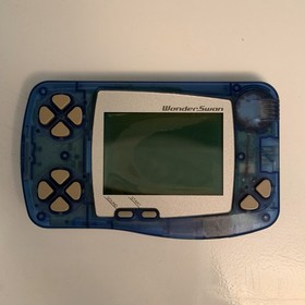 Bandai WonderSwan Console Skeleton Blue, Handheld Game System, Untested Read