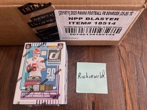 2025 NFL Panini Donruss Football Blaster Box - Ultra Rare Downtowns - Dart-Ward - Bild 1 von 3