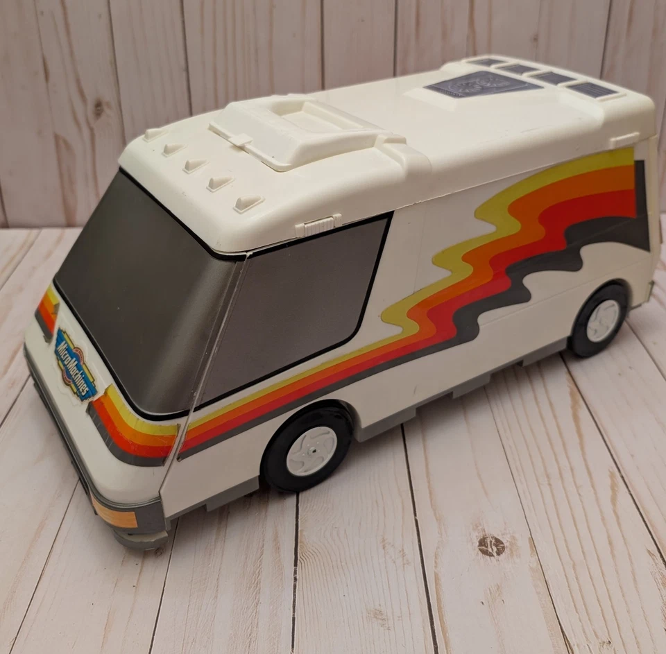 1991 Micro Machines SUPER VAN CITY Fold Out Playset Galoob Camper RV  - Image 1 of 4