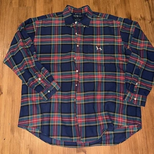 Polo Ralph Lauren Blake XL Golden Retriever perro vintage camisa abotonada para hombre - Imagen 1 de 5