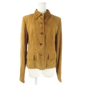 Aquascutum Leather Jacket Balm Genuine Suede 9 Brown AO10 Used 5030bc6533198f626 - Picture 1 of 8