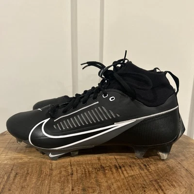 Size 12-Men’s Nike Vapor Edge Pro 360 2 Football Cleats DA5456-010 Black White - Image 1 of 4