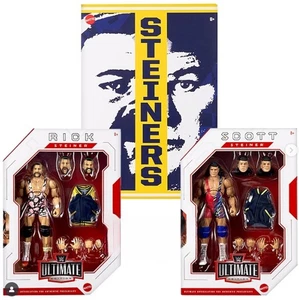WWE Mattel Ultimate Edition Steiner Brothers Rick & Scott Exclusive Figures - Foto 1 di 8