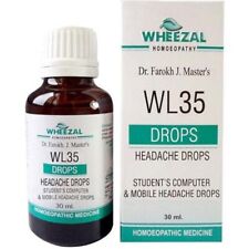 Wheezal WL-35 Headache Drops 30 ml Homeopathic Free Shipping