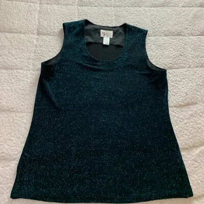 Blusa Maggie Sweet Mujer Sin Mangas Talla L Verde Bling Foto 1 de 4