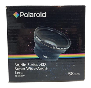 Polaroid .43X HD Super Wide Angle Lens  58MM  PL4358SW For Jazz - Picture 1 of 8