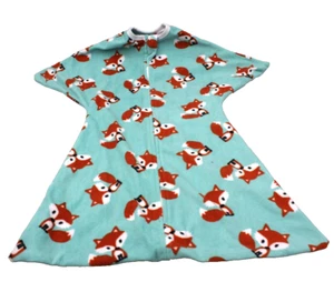 Zipadee-Zip Fleece Fox Swaddle Transition Baby Neutral Medium 6-12 months Warm - Picture 1 of 7
