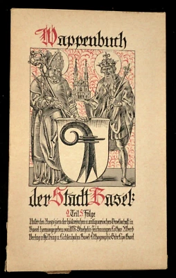 Wappenbuch der Stadt Basel (c1920s) v2/Pt 5 - Kern, Ries, Stadler, Swiss History - Image 1 of 4