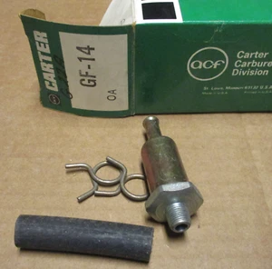 Gas Fuel Filter Carter GF-14 Ford Mercury 1966-74 Falcon Capri Pinto Others - Picture 1 of 1