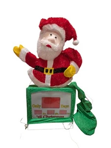 Outdoor Christmas Countdown Clock Digital With Santa 44 In Tall!! Rare! READ - Picture 1 of 9