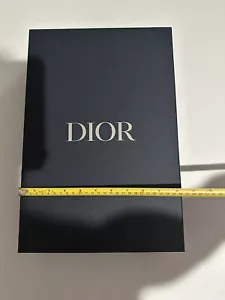 Auténtica caja de regalo vacía Dior mediana azul marino 15 x 9,75 x 2,75 pulgadas envío gratuito - Imagen 1 de 6