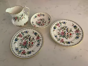 Aynsley Pembroke Salad Plates Made in England Bone China Set of 4 - Picture 1 of 8