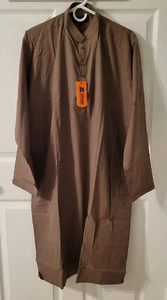 Pakistani Kurta Shalwar Men's Stitched Embroidery from Elbise, Size: Large - Picture 1 of 4