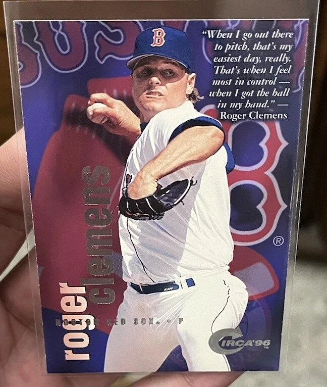 1996 Circa Roger Clemens #10 Boston Red Sox  - Image 1 of 2