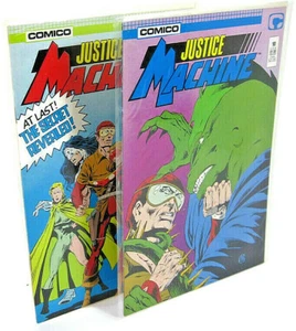 Justice Machine # 9-10 Near Mint Issues Comico (1987) - Bild 1 von 3