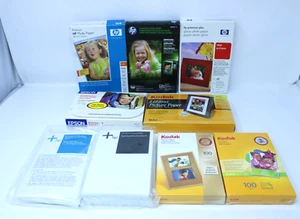 Variety of 4x6 Photo Paper HP , Kodak,  Epson - 800+ Sheets Total! - Picture 1 of 3