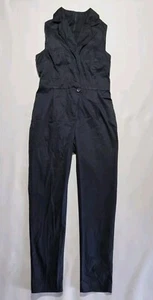 Cue Dion Lee Designer Full Leg Jumpsuit Size 12 Black - Picture 1 of 15