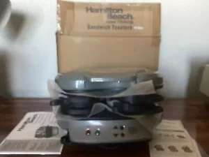 Hamilton Beach Dual Breakfast Sandwich Maker with Timer, Silver (25490A) - Picture 1 of 4