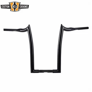 1-1/2"Fat 20" Rise Black Handlebar Fit For Harley Big Twin Sportster Road King - Picture 1 of 1