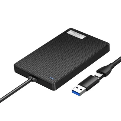 320GB Slim Portable External Hard Drive HDD – USB 3.0/Type-C High-Speed Storage - Image 1 of 4