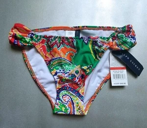 RALPH LAUREN WOMENS HIPSTER DAZZLING PAISLEY BIKINI SWIM BOTTOM SZ: XS - Picture 1 of 4