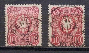 Deutsches Reich 1875 Mi 33 a aa gest - Bild 1 von 1