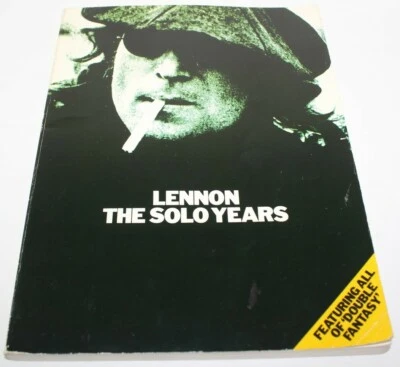 Lennon The Solo Years Song Book Tabulature Piano, Vocal, Guitar Music Sales Ltd - Image 1 of 4